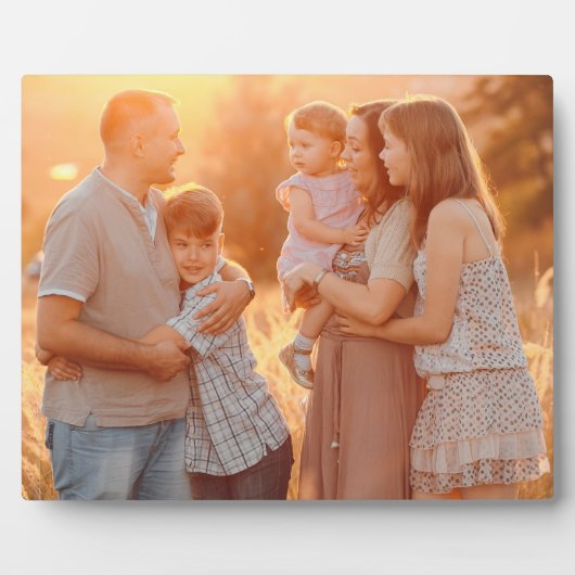 Eenvoudige moderne gezelfoto fotoplaat (Voorkant)