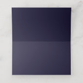 Eenvoudige moderne gouden gevoerd Navy Blue Meal b (Binnenkant ongevouwen)