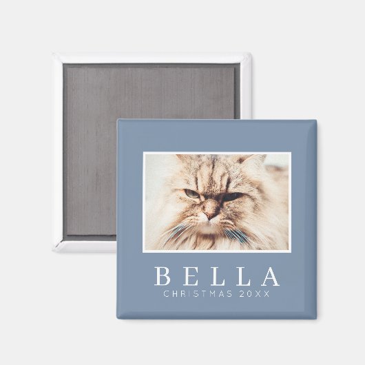 Eenvoudige moderne grafische aangepaste fotofeestd magneet (Voorkant / Achterkant)