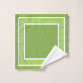 Eenvoudige moderne Greenery Bad Handdoek (Wasdoekje)