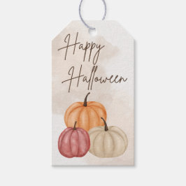 Eenvoudige moderne Halloween-cadeaubijlage Cadeaulabel