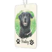 Eenvoudige moderne huisdier foto naam luchtverfrisser (Links)