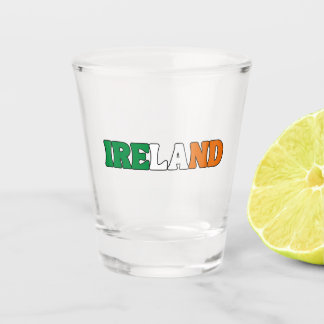 Eenvoudige Moderne Ierland Nationale Vlag Kleding Shot Glas