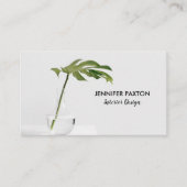 Eenvoudige moderne interne ontwerpthuisdecorator visitekaartje (Voorkant)