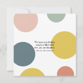 Eenvoudige, moderne kerstfoto | Joyful Holiday (Achterkant)