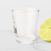 Eenvoudige, moderne kerstfoto | Joyful Holiday Shot Glas (Rechts)