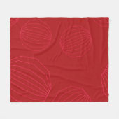 Eenvoudige, moderne kerstversieringen fleece deken (Voorkant (Horizontaal))