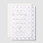 Eenvoudige moderne minimale aangepaste foto bruilo vellum uitnodigingen (Offset (Uitnodiging))