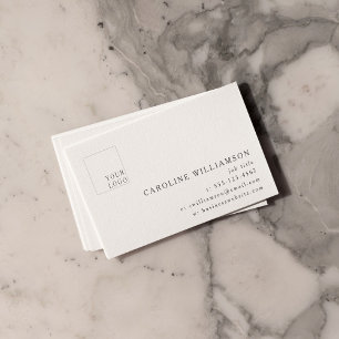 Eenvoudige, moderne, minimale, elegante profession visitekaartje