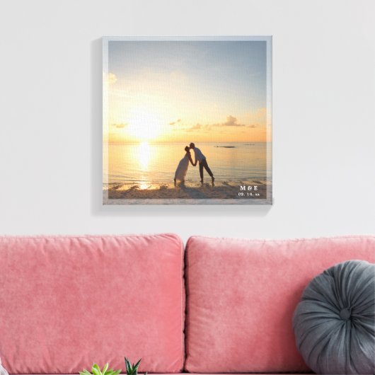 Eenvoudige, moderne, minimalistische aangepaste br canvas afdruk (Insitu (Woonkamer))