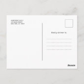 Eenvoudige Moderne Minimalistische Foto Verjaardag Briefkaart (Achterkant)