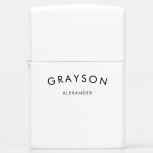 Eenvoudige Moderne Minimalistische Monogrammed Naa