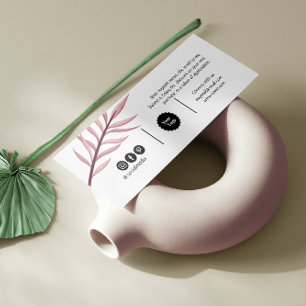 Eenvoudige moderne minimalistische orde dank u mini visitekaartjes