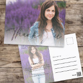 Eenvoudige moderne minimalistische typografie 2 fo briefkaart