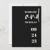 Eenvoudige, moderne, minimalistische uitnodiging v (Voorkant)