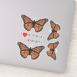 Eenvoudige moderne monarch Butterflies Garden Inse Sticker