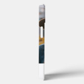 Eenvoudige moderne monogram foto Persoonlijke naam Case-Mate iPhone Case (Achterkant / Rechts)