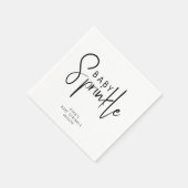 Eenvoudige moderne Neutral Baby Sprinkle servetten (Hoek)