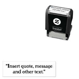 Eenvoudige moderne offerte bericht Andere tekst Zelfinktende Stempel