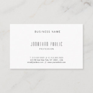 Eenvoudige, moderne, professionele, elegante Sjabl Visitekaartje