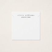 Eenvoudige moderne roze Ketting display Kaart (Voorkant)