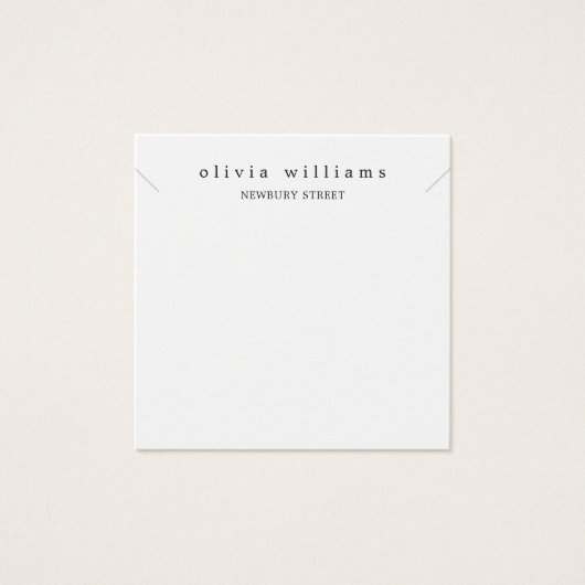 Eenvoudige moderne roze Ketting display Kaart (Voorkant)