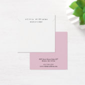 Eenvoudige moderne roze Ketting display Kaart (Bureau)