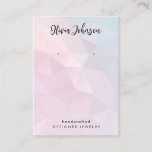 Eenvoudige Moderne Sieraden Earring Display  Visitekaartje