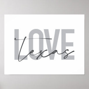 Eenvoudige, moderne, stedelijke, coole design Love Poster