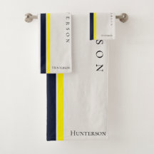 Eenvoudige moderne stijl geel, zwart en wit kust