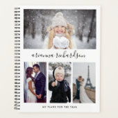 Eenvoudige moderne typografie | 4 Foto Planner (Voorkant)