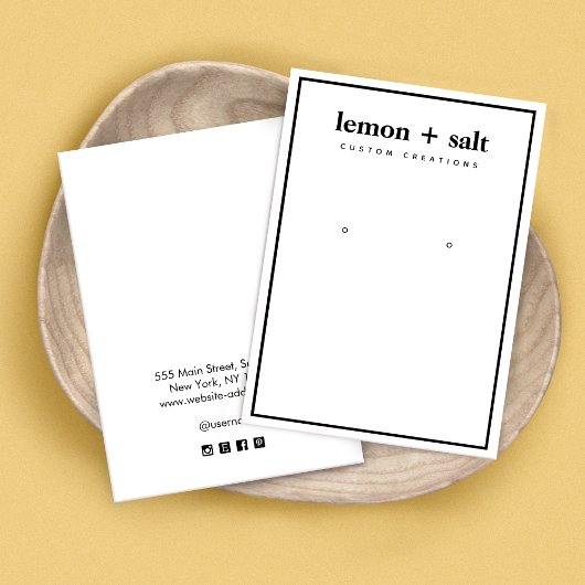 Eenvoudige, moderne, witte rand die Kaart voor bee