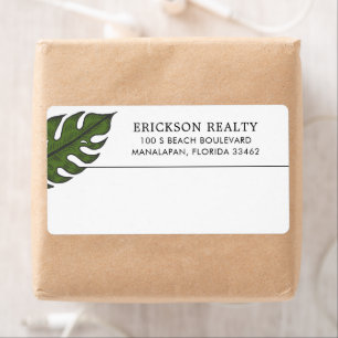 Eenvoudige, moderne zakelijke verzending etiket