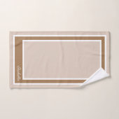 Eenvoudige moderne zanddollar bad handdoek (Handdoek)