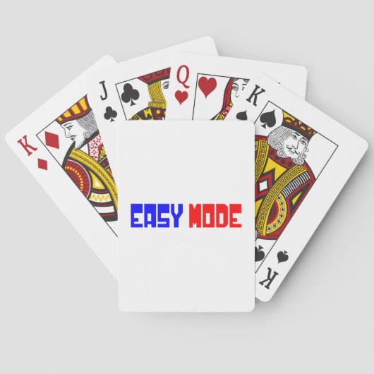 EENVOUDIGE MODUS POKERKAARTEN (Achterkant)
