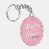Eenvoudige moeder van de bruidegom trouw | Sleutel Sleutelhanger (Voorkant Links)