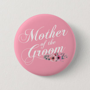 Eenvoudige moeder van het Groom Wedding   Pin-Butt Ronde Button 5,7 Cm