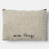 Eenvoudige Moederdag Minimal Print Cut Sew Bag Etui (Voorkant)