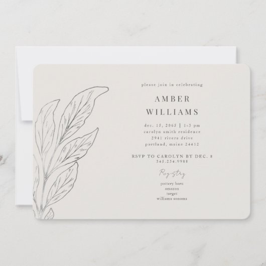 Eenvoudige momenten Vrijgezellenfeest Stem Cream R Kaart (Voorkant)