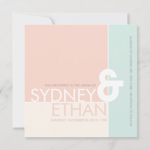 Eenvoudige Mondriaanse minimalistische moderne huw Kaart