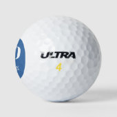 Eenvoudige Monogram MD Gepersonaliseerde Dokter Golfballen (Logo)