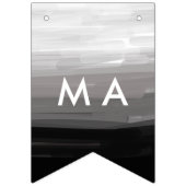 Eenvoudige monogram voeg uw naam letter man minima vlaggetjes (Eerste vlag)