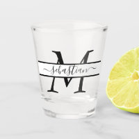Eenvoudige monogrammed Typografie-naam op maat