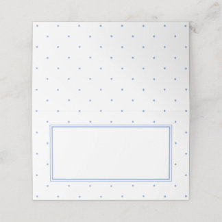 Eenvoudige Mooie Blauwe Stippen Baby Shower