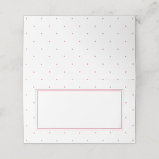 Eenvoudige Mooie Roze Stippen Baby Shower