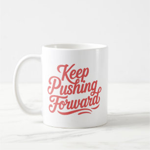 Eenvoudige Motivatie vet Stijlvolle typografie Cle Koffiemok