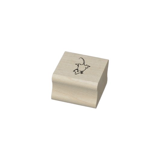 Eenvoudige muistekening rubberstempel (Stempel)