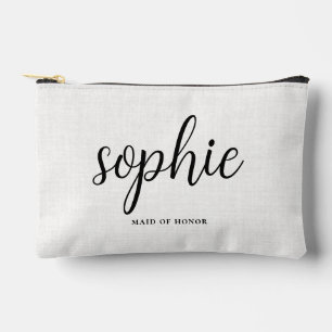 Eenvoudige Naam Bemanning Trouwfeest Bruidsmeisje Etui