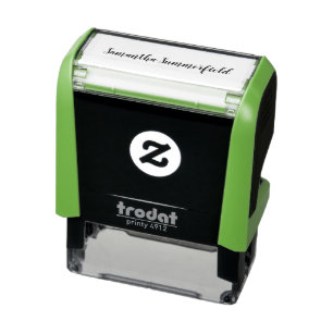 Eenvoudige Naam Handtekening Business Script Custo Zelfinktende Stempel