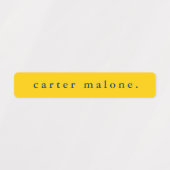 Eenvoudige naam schoolkleuren waterbestendige naam labels (Design 2)